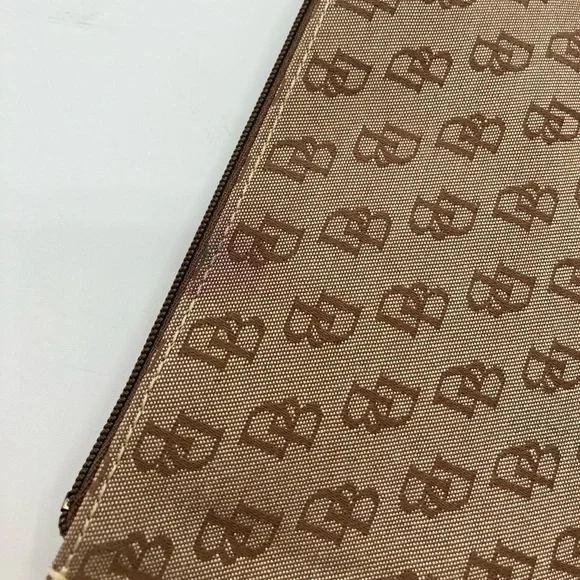 Dooney & Bourke Tan Logo Wristlet - Picture 5 of 8